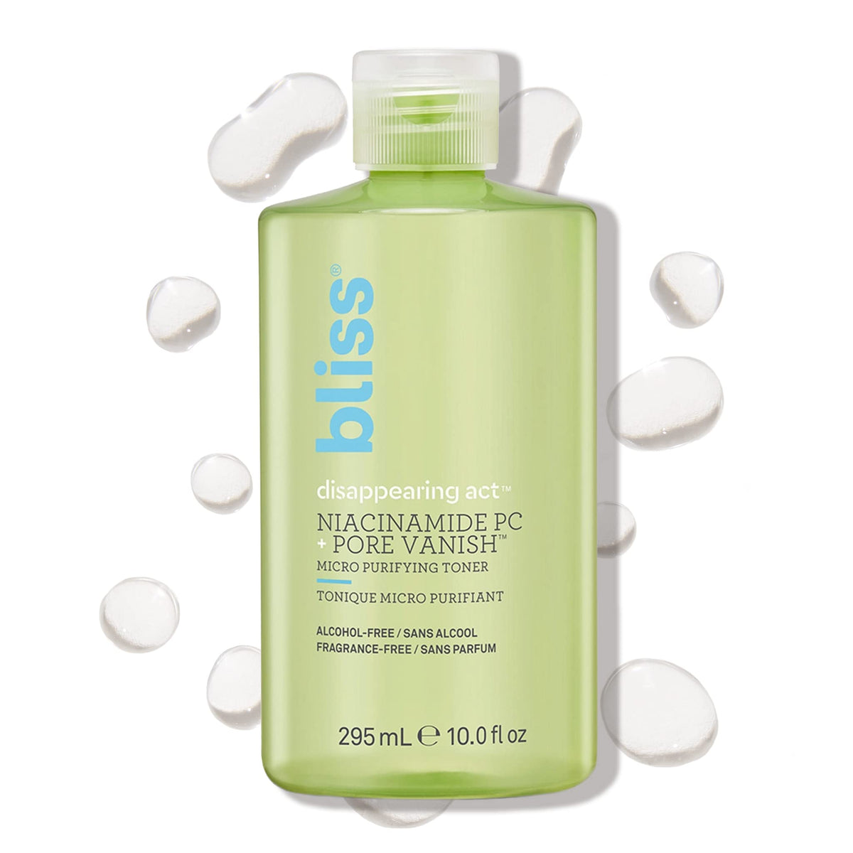 Bliss Disappearing Act Niacinamide Pore Toner 10 Fl Oz front view