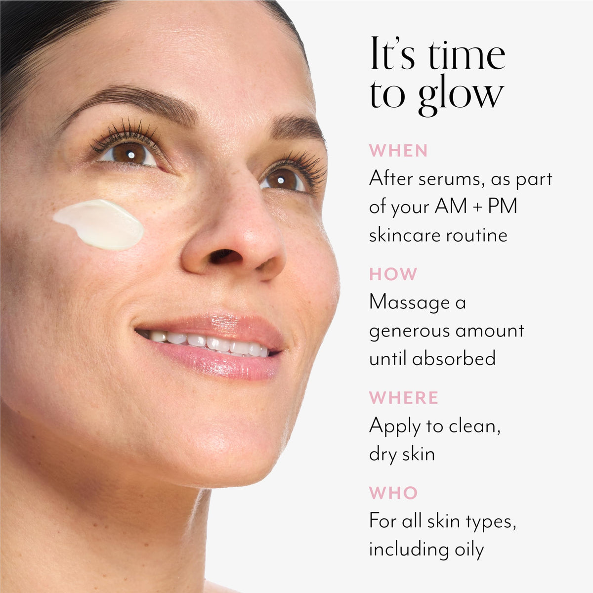 Bliss Ex-glow-sion moisturizer packaging side view