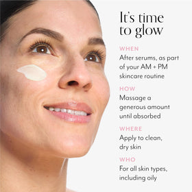 Bliss Ex-glow-sion moisturizer packaging side view