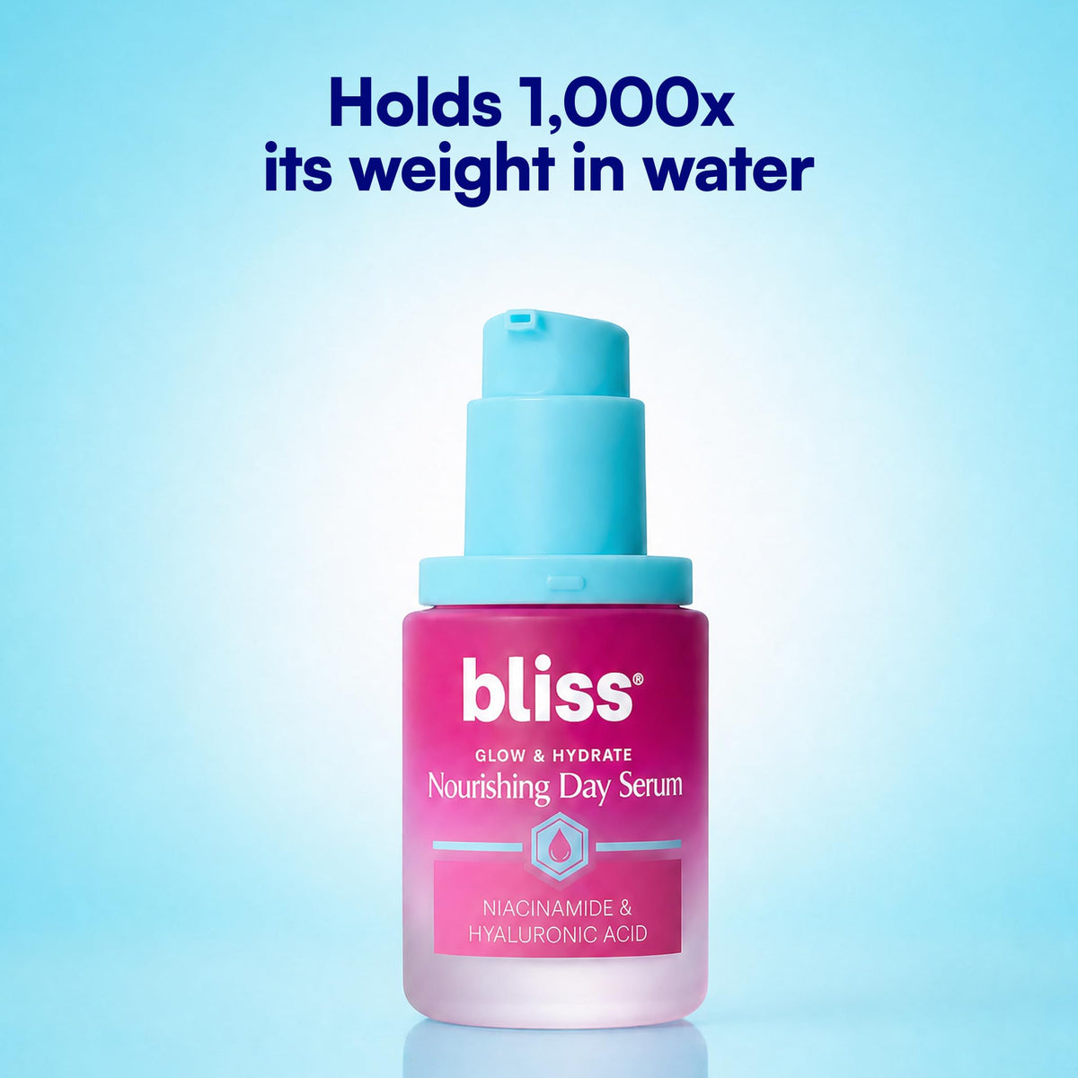 Bliss Glow and Hydrate Serum back view