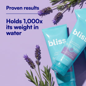 Bliss Lavender and Sandalwood Body Butter 6.7 Oz packaging