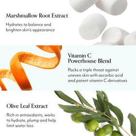 Bliss Mighty Marshmallow Brightening Face Mask application on skin