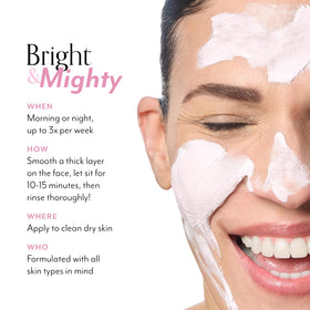 Bliss Mighty Marshmallow Brightening Face Mask with natural ingredients