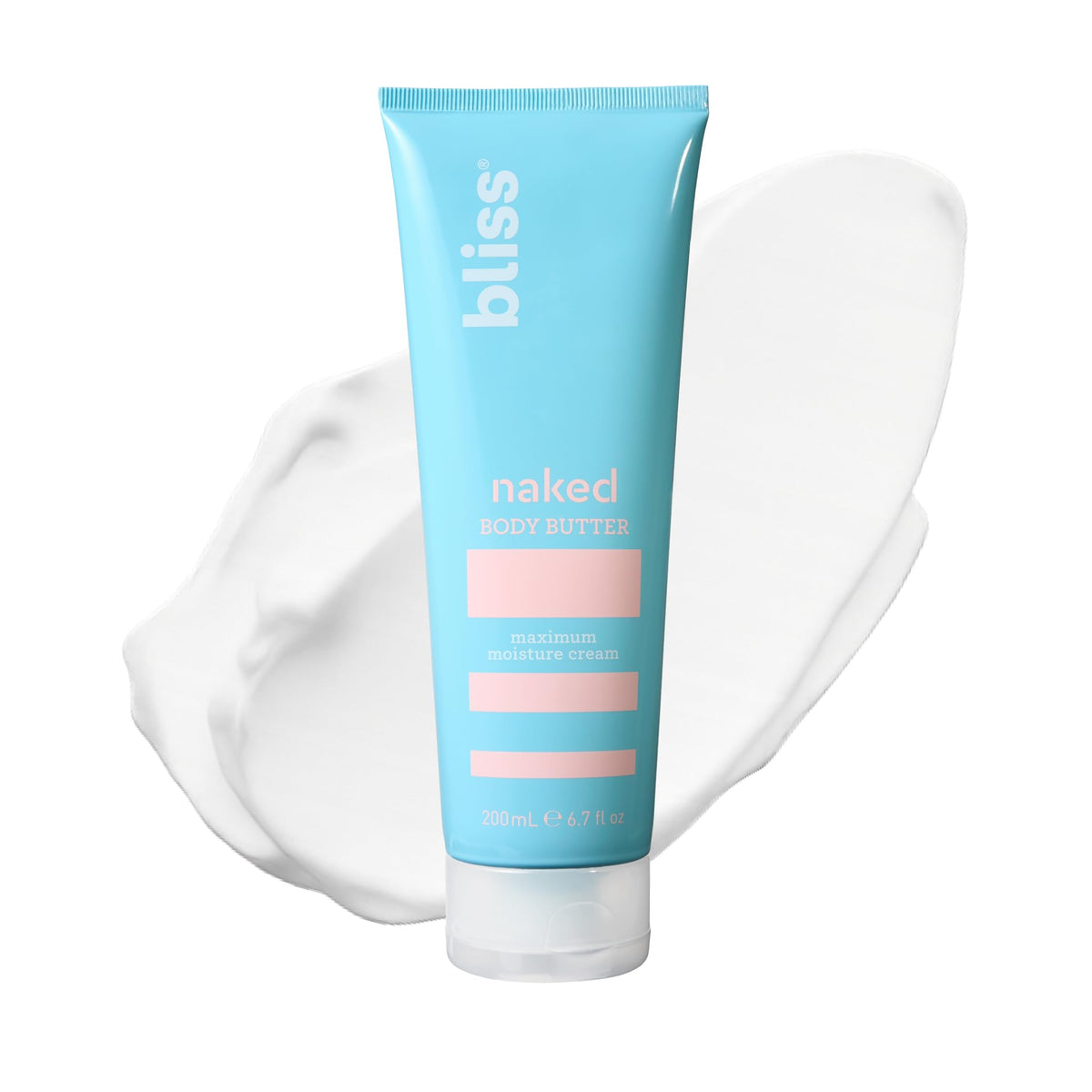 Bliss Naked Unscented Body Butter 6.7 Oz front view