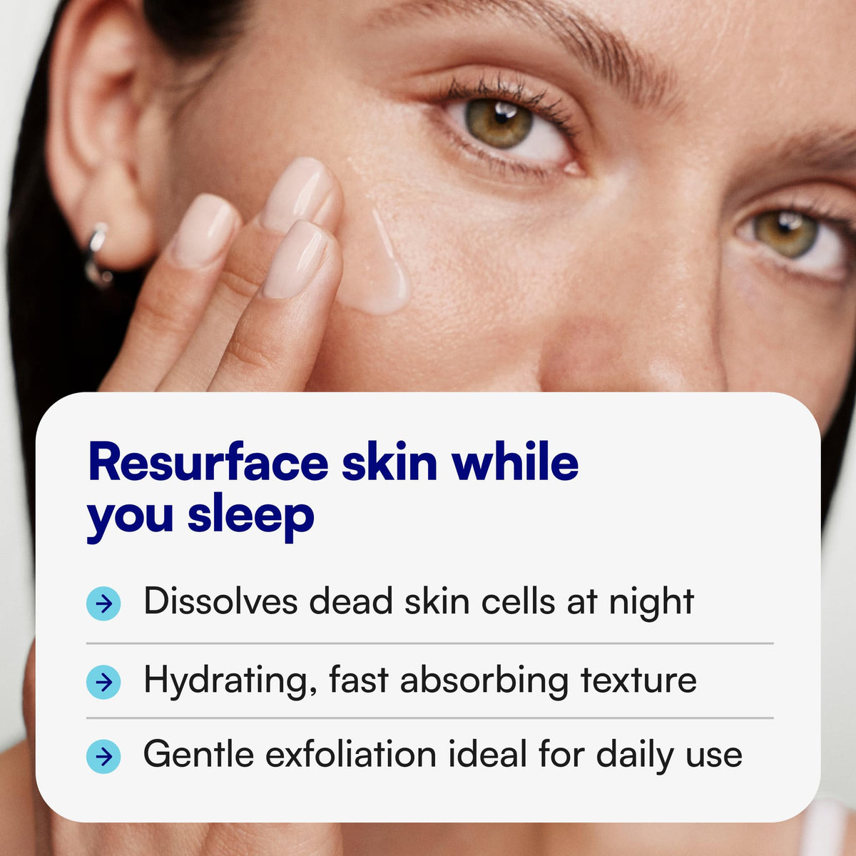 Bliss Renew & Smooth Glycolic Acid Night Serum packaging