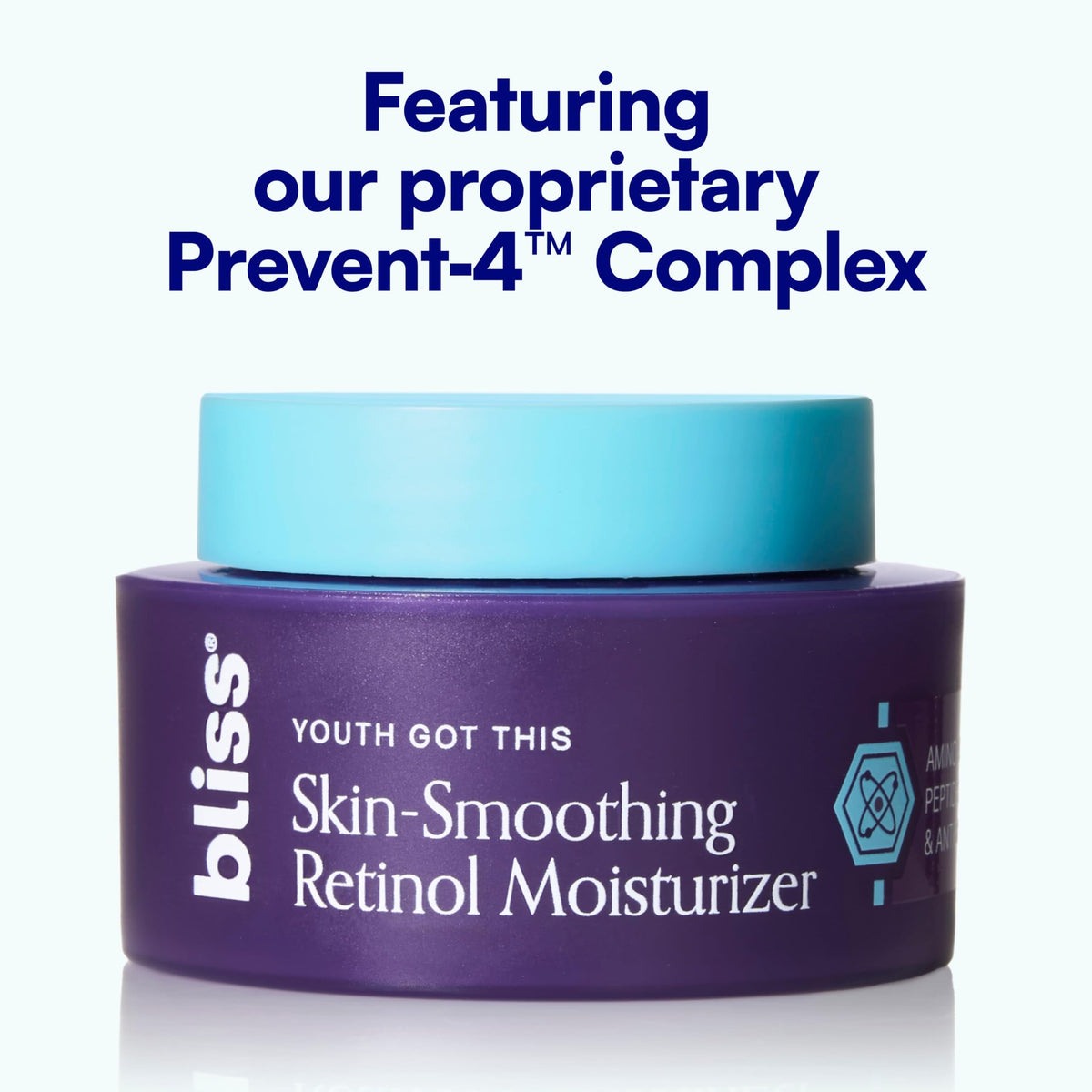 Bliss Youth Got This Retinol Anti-Aging Moisturizer with a soft towel