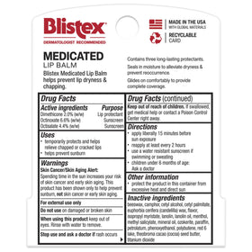 Blistex Medicated Lip Balm SPF 15 side view