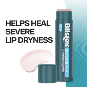 Blistex Medicated Lip Balm SPF 15 with ingredients list