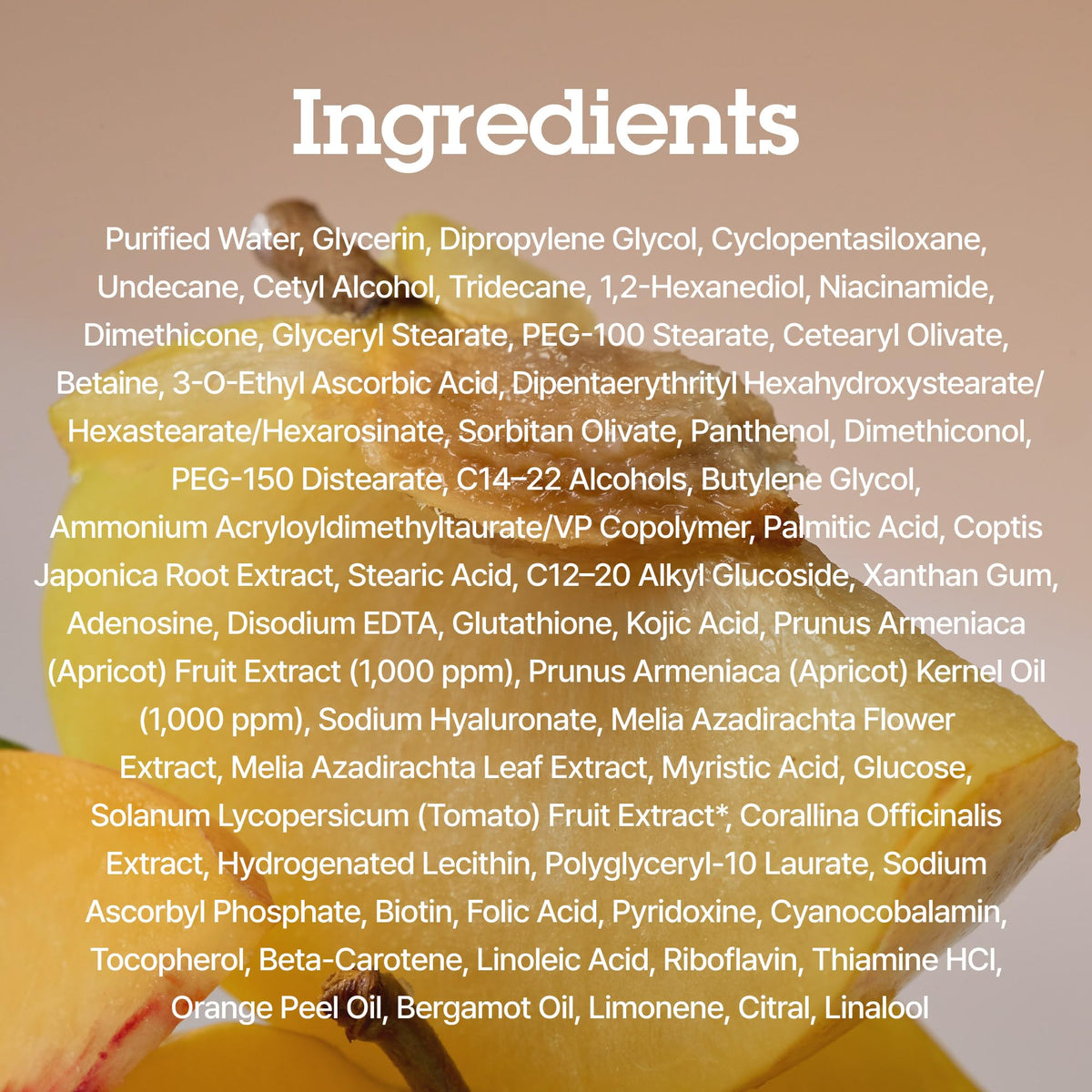 BLITHE Pressed Serum Gold Apricot with skincare routine products