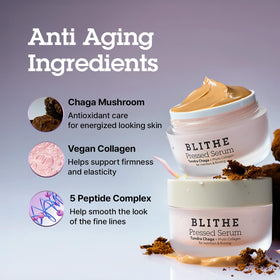 BLITHE Pressed Serum Tundra Chaga side view with cap
