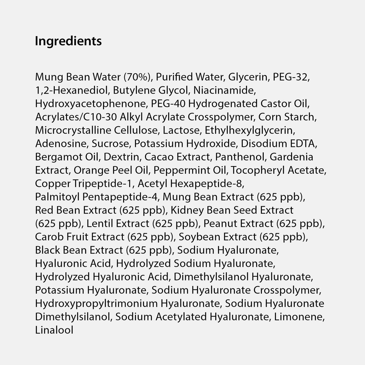 BLITHE Vital Essence 8 Beans Moisturizer with beans background