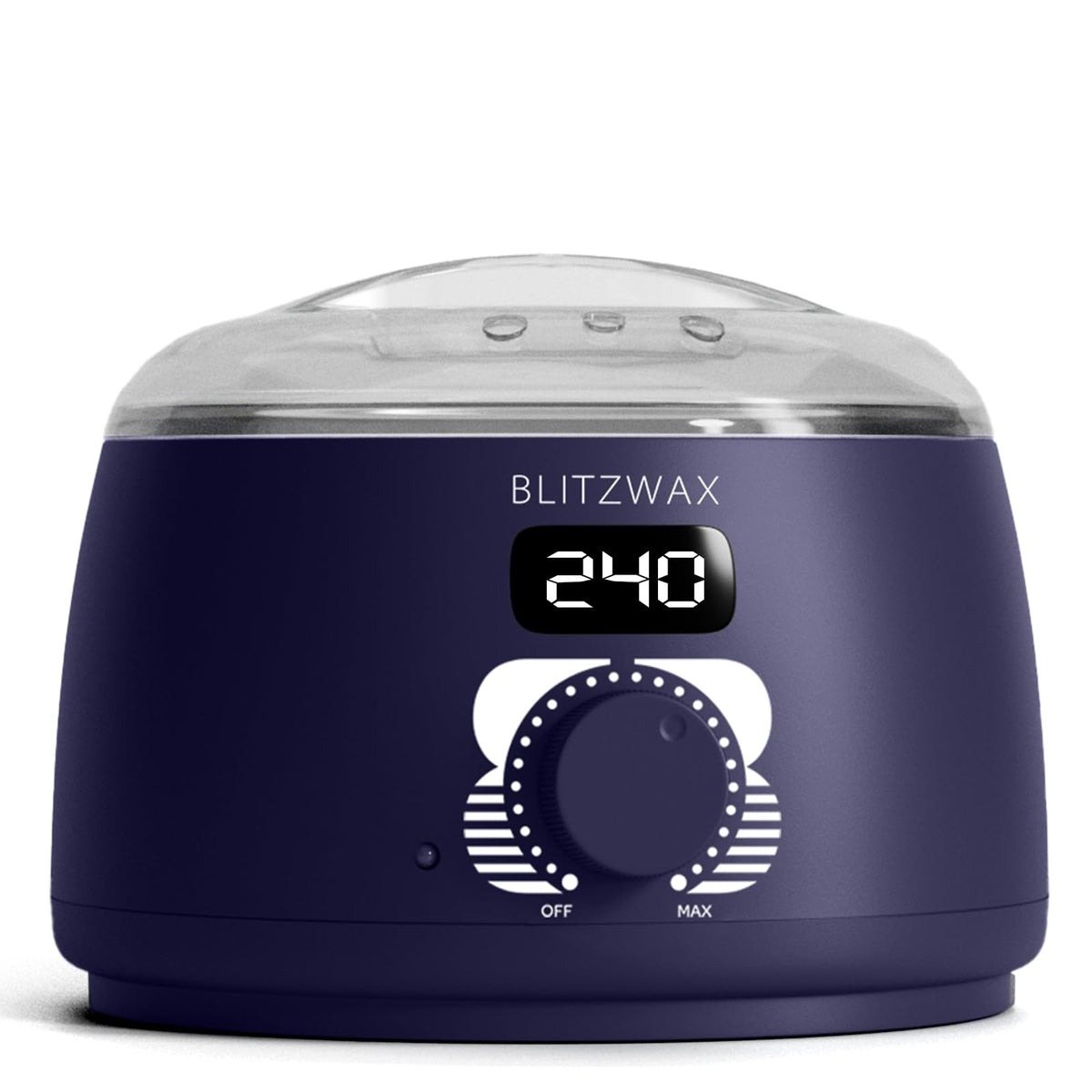 BLITZWAX Wax Warmer 16 oz front view in deep blue