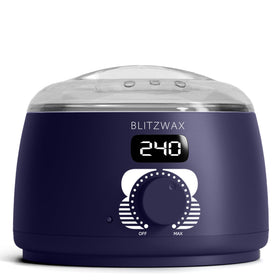BLITZWAX Wax Warmer 16 oz front view in deep blue