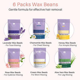 BLITZWAX Waxing Kit Lavender hard wax close-up