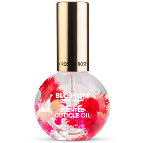 Blossom Cuticle Oil 0.5 fl. oz with real flowers front view