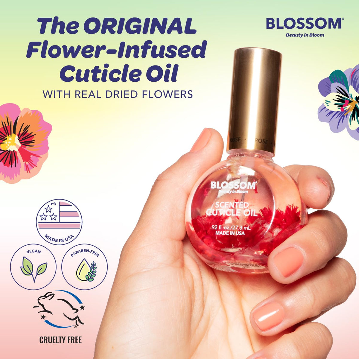 Blossom Cuticle Oil 0.92 fl. oz with essential oils