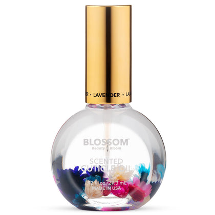 Blossom Cuticle Oil 0.92 fl oz with real flowers front view