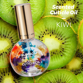 Blossom Cuticle Oil bottle with floral infusion