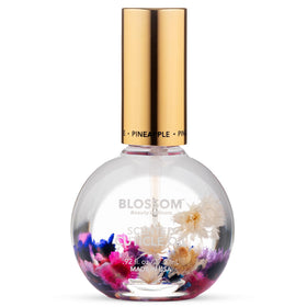 Blossom Cuticle Oil front view with real flowers