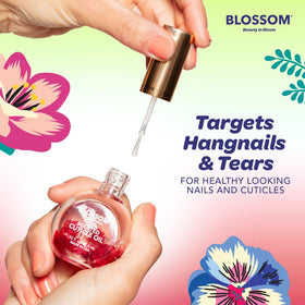 Blossom Cuticle Oil with cherry scent in lifestyle setting