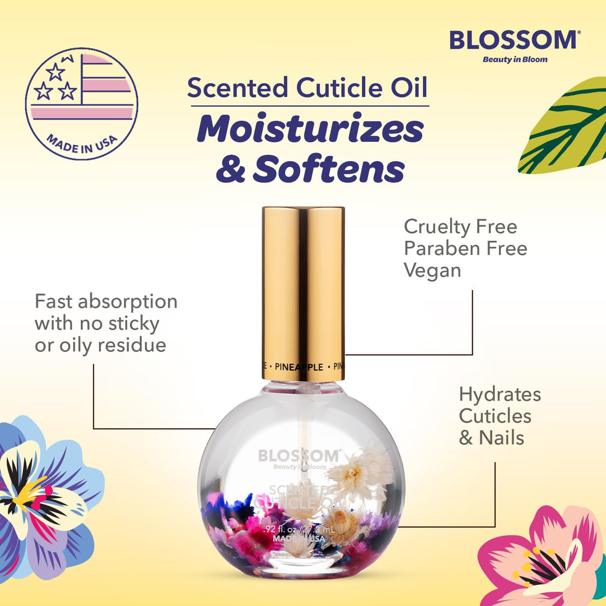 Blossom Cuticle Oil with essential oils