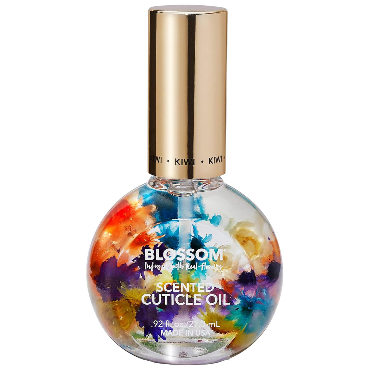 Blossom Cuticle Oil with real flowers front view