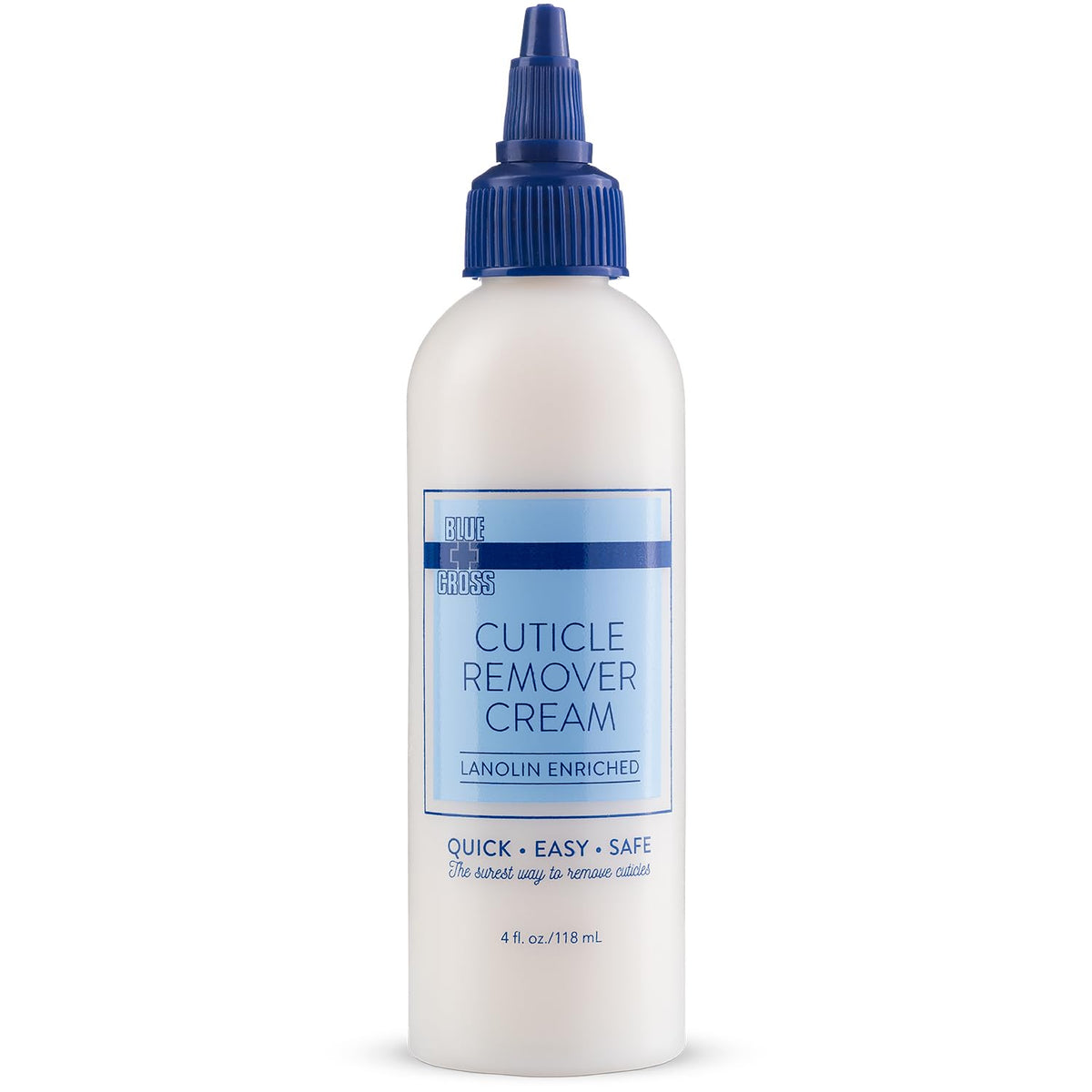 Blue Cross Cuticle Remover Cream 4oz front view