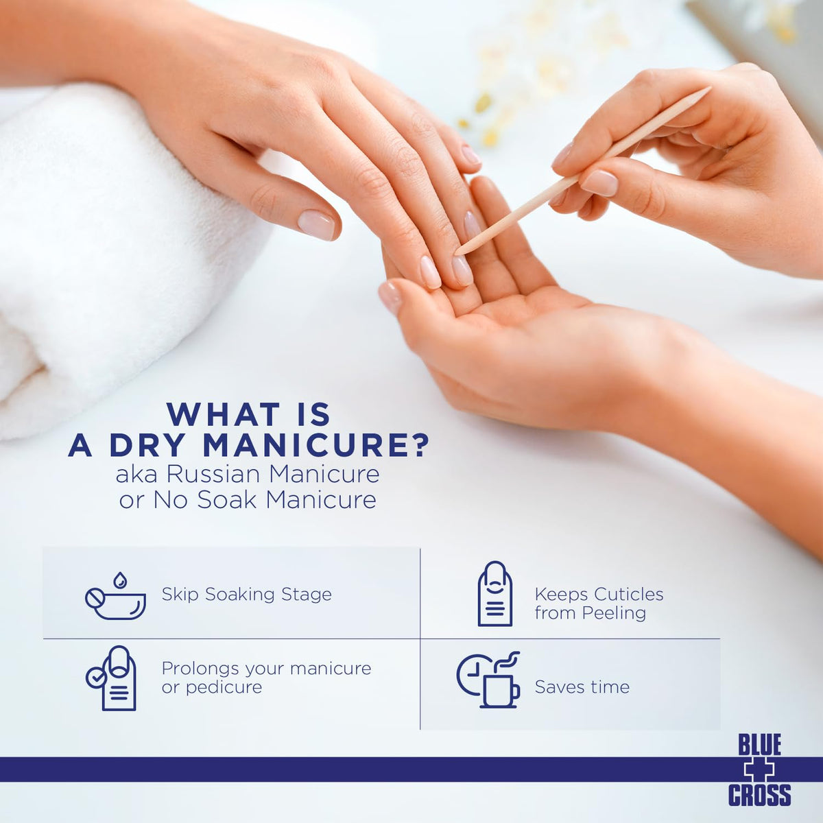 Blue Cross Cuticle Remover Cream texture close-up