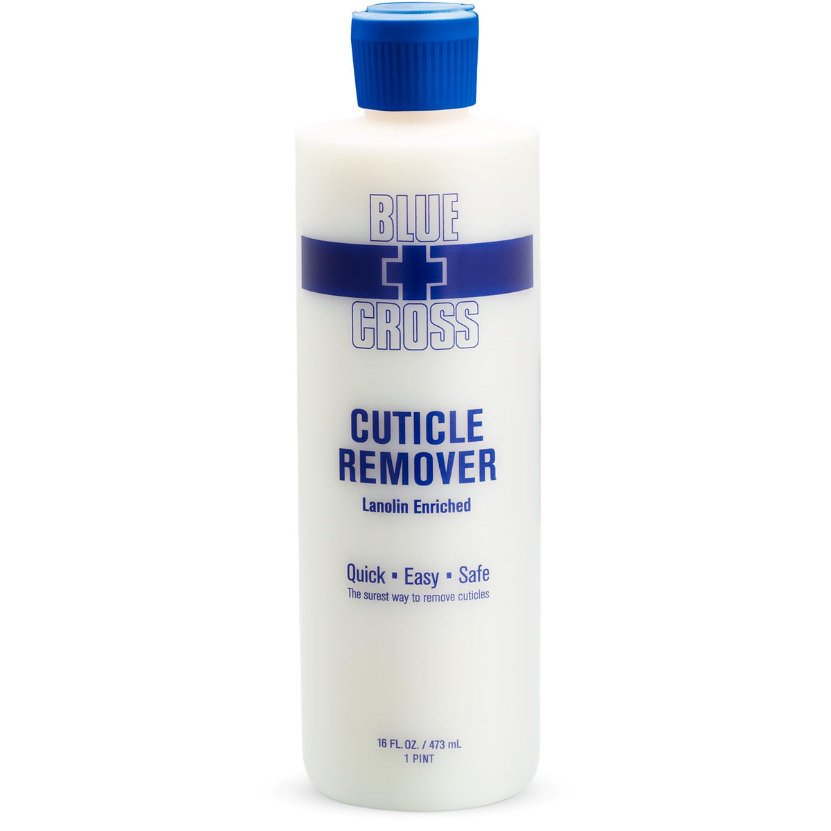 Blue Cross Cuticle Remover & Softener 16 oz front view