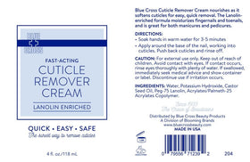 Blue Cross Nail Care product line display