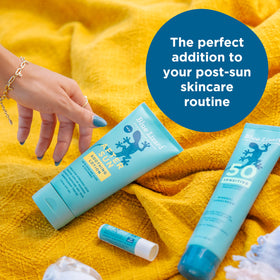 BLUE LIZARD After Sun Soothing Lotion opened showing product inside