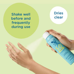 BLUE LIZARD Kids Mineral Sunscreen Spray in outdoor setting