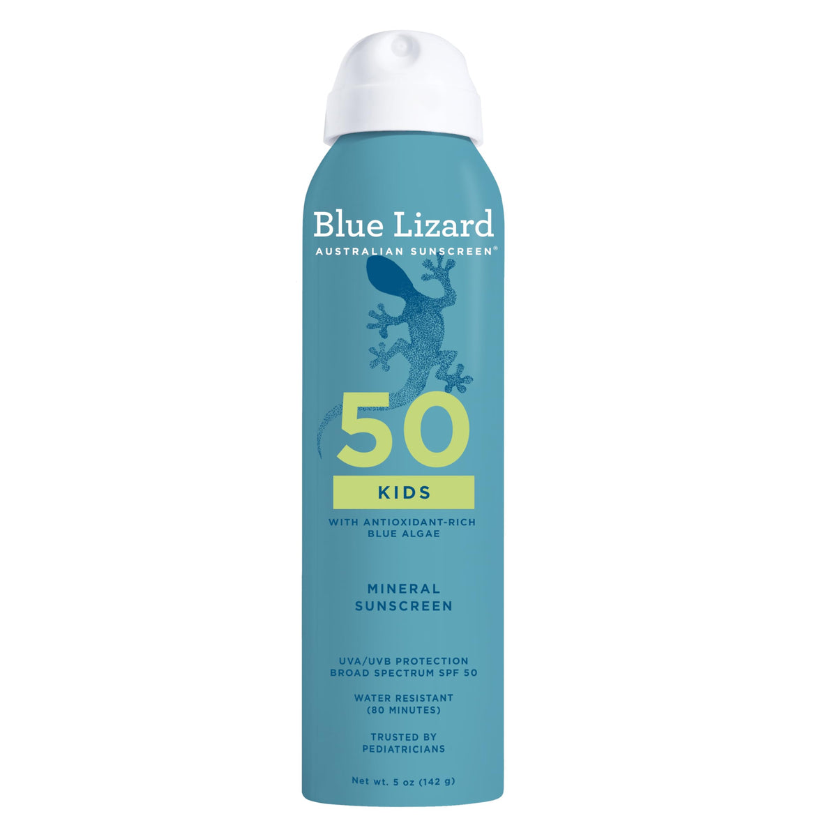 BLUE LIZARD Kids Mineral Sunscreen Spray SPF 50 front view