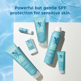 BLUE LIZARD Sensitive Mineral Sunscreen Lotion SPF 50 Smart Cap technology