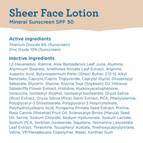 BLUE LIZARD Sheer Face Mineral SPF 50 Sunscreen on a beach setting