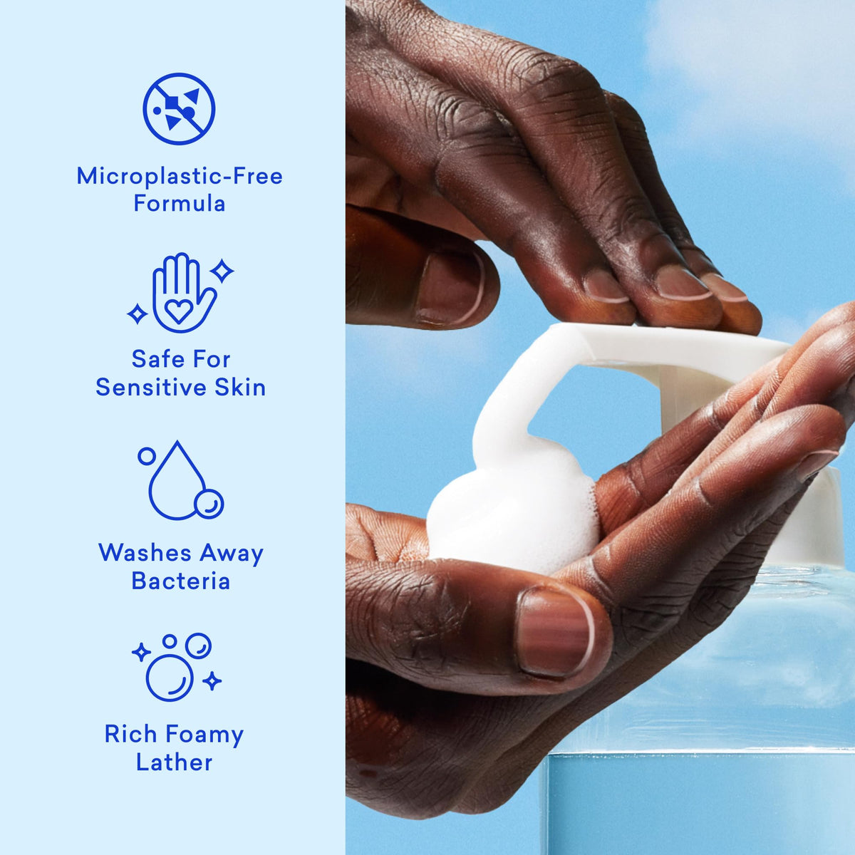 BLUELAND Foaming Hand Soap with fresh scent options