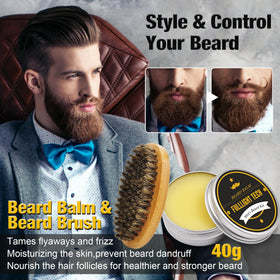Blunt-tip scissors for precise beard trimming
