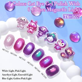 Blush Pink Cat Eye Gel Polish from Double Rhythm