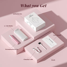 BNU Dermaplane Razor showing USB charging port