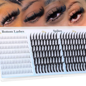 Boahankuke Lash Clusters 15-21MM D Curl front view