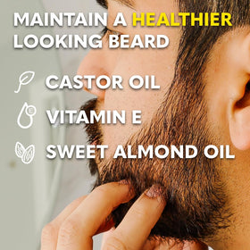 Boar bristle brush included in The Beard Club Beard Kit