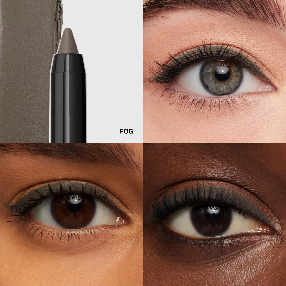 Bobbi Brown Long-Wear Cream Liner Stick Fog with built-in sharpener