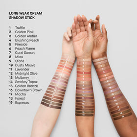 Bobbi Brown Long-Wear Cream Shadow Stick Blushing Peach on model