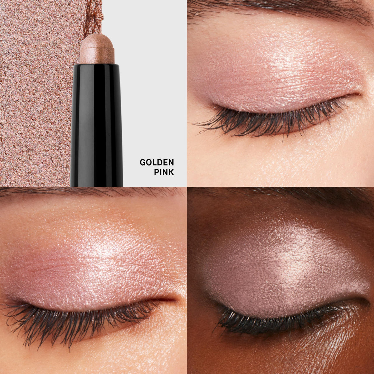 Bobbi Brown Long-Wear Cream Shadow Stick Golden Pink with cap off