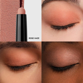 Bobbi Brown Long-Wear Cream Shadow Stick Rose Haze showing matte and shimmer finishes