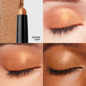 Bobbi Brown Long-Wear Cream Shadow Stick showing matte and shimmer finishes