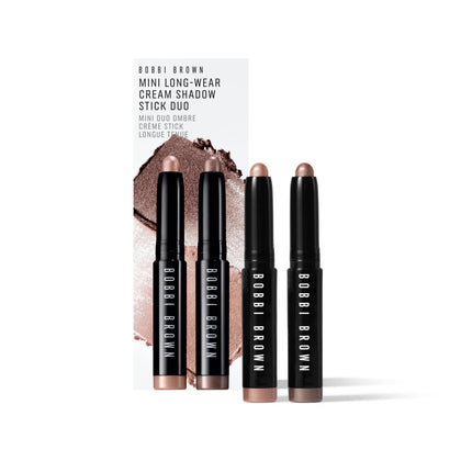 Bobbi Brown Mini Long-Wear Cream Shadow Stick Duo packaging front view