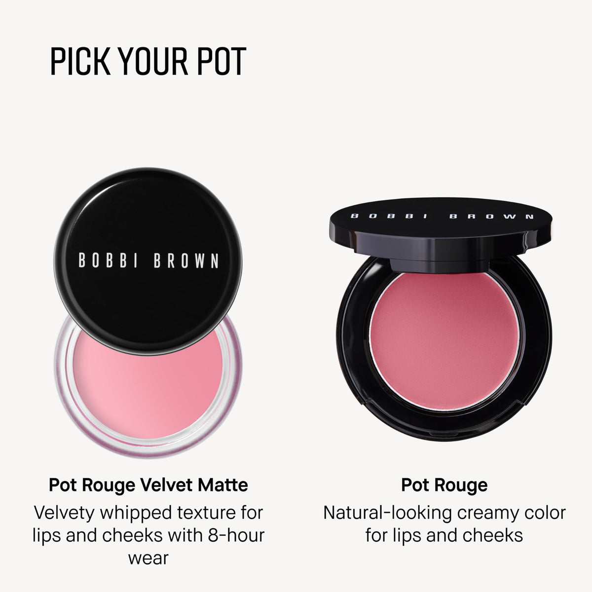 Bobbi Brown Pot Rouge compact with applicator tips