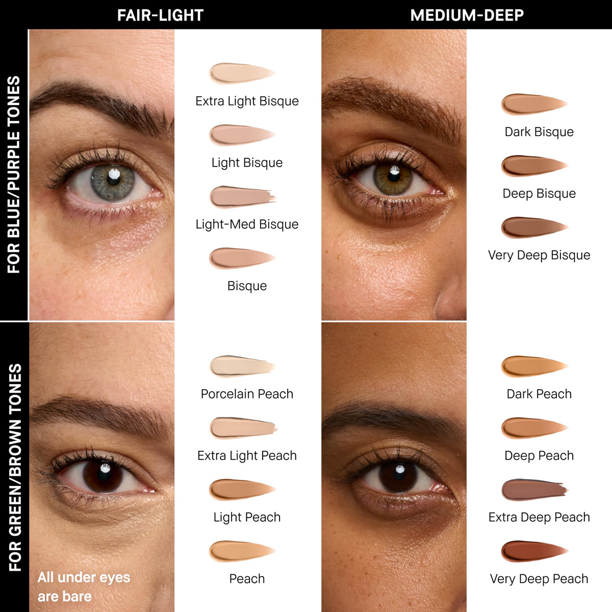 Bobbi Brown Skin Corrector Stick applied under eye