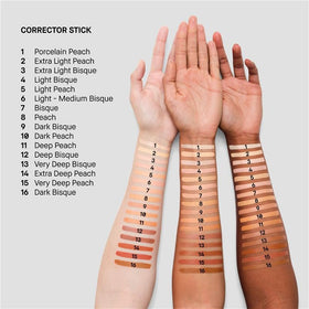 Bobbi Brown Skin Corrector Stick Bisque texture on skin